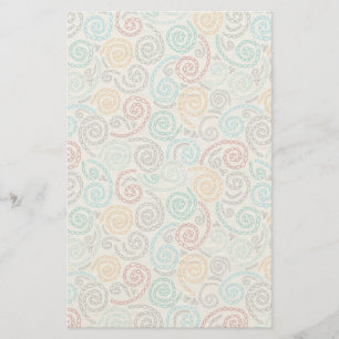 Papeterie Papier fripé par fantaisie de broderie