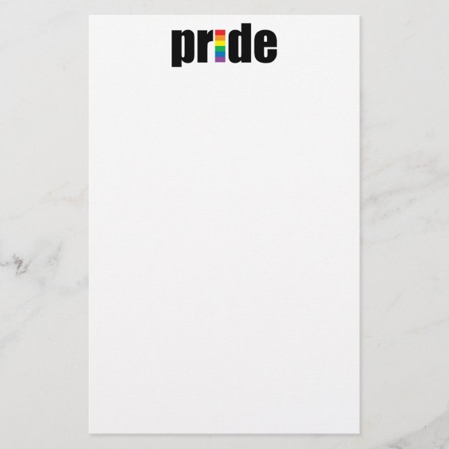 Papeterie Papier gay pride (Devant)