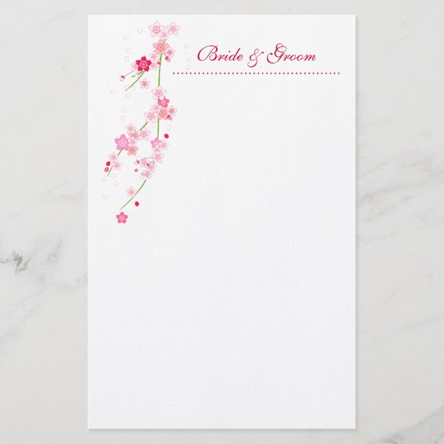 Papeterie Papier Mariage Cherry Blossom (Devant)