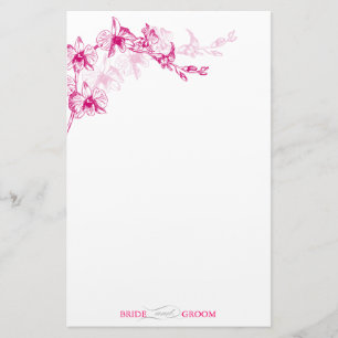 Papeterie Papier orchidée