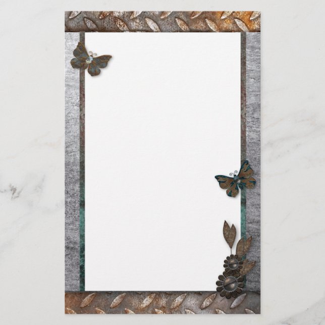 Papeterie Papier papillon en fer (Devant)