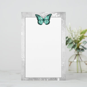 Papeterie Papier papillon Turquoise brillant