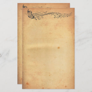 Papeterie Papier papillon vieux papier