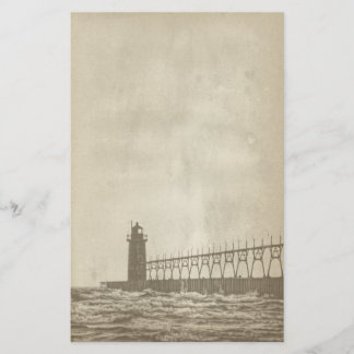 Papeterie Papier phare vintage