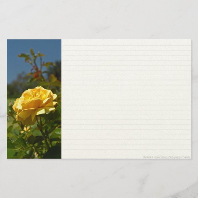 Papeterie Papier rose jaune (Devant)