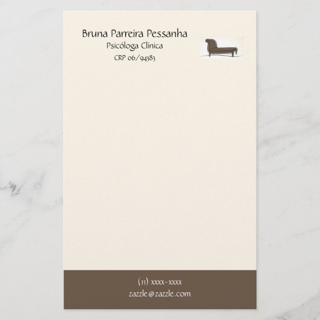 Papeterie Papier scellé Diva Psychanalytique (Devant)