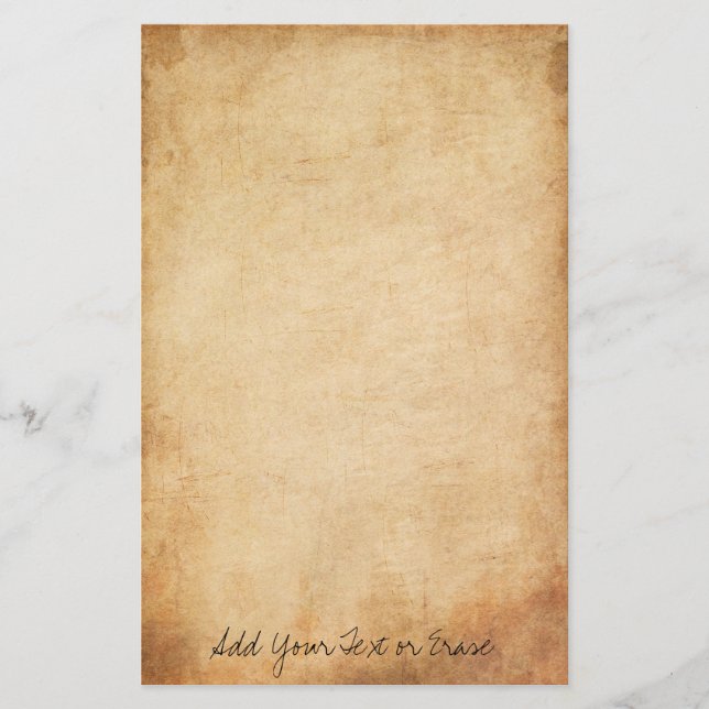 Papeterie Papier stationnaire souillé par cru 2 (Devant)