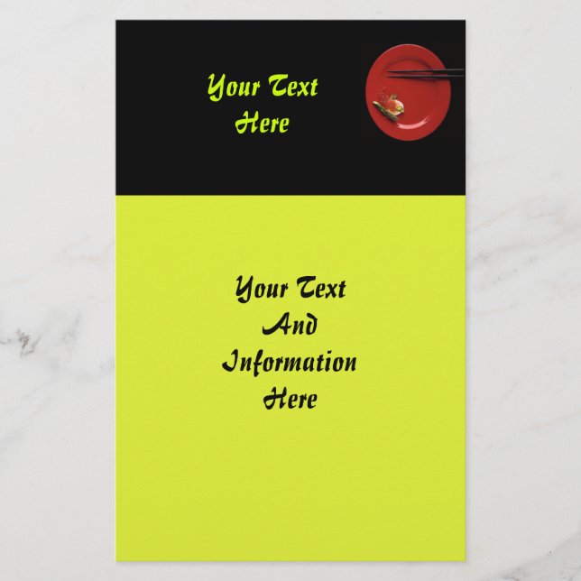 Papeterie Papier Sushi (Devant)