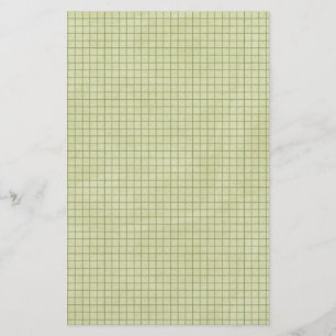 Papeterie Papier vert de grille d'Oilve