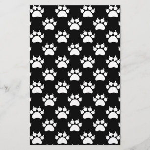Papeterie Papiers et Motifs blancs pour chats Imprimer