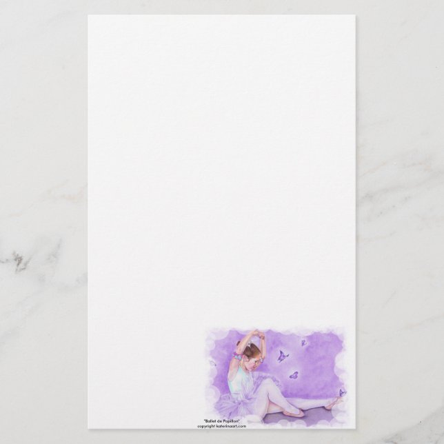 Papeterie Papillon Ballet (Devant)