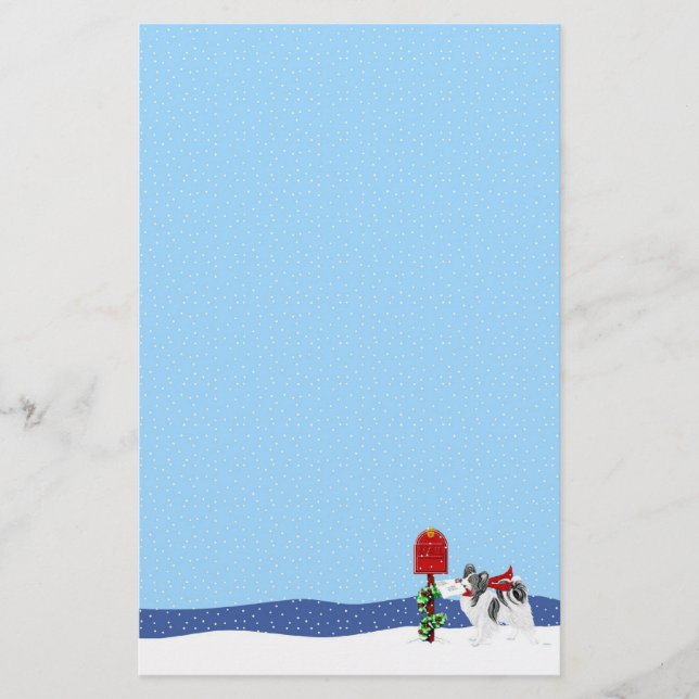 Papeterie Papillon Christmas Mail Blk Wht (Devant)