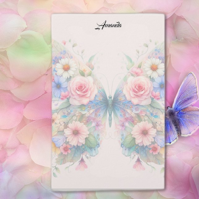 Papeterie Papillon Floral (Créateur téléchargé)
