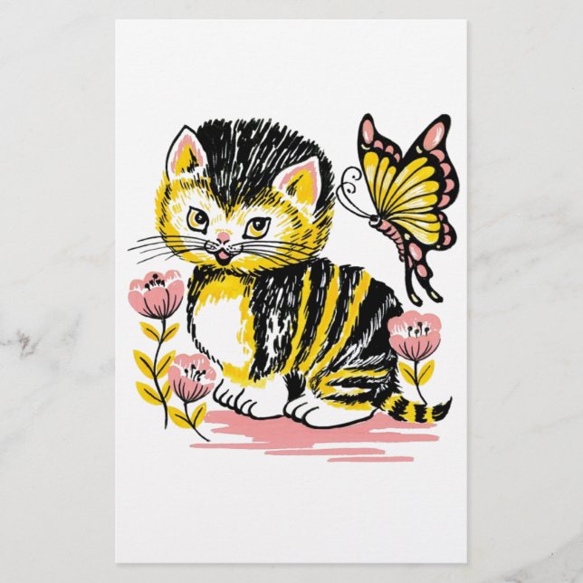 Papeterie Papillon & Kitten (Devant)