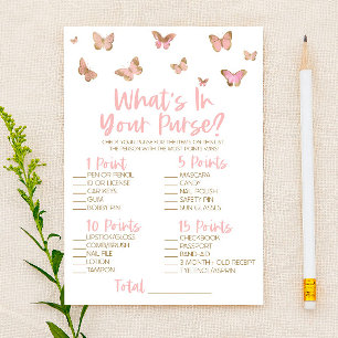 Papeterie Papillon rose Ce qui est dans la Fête des mariées