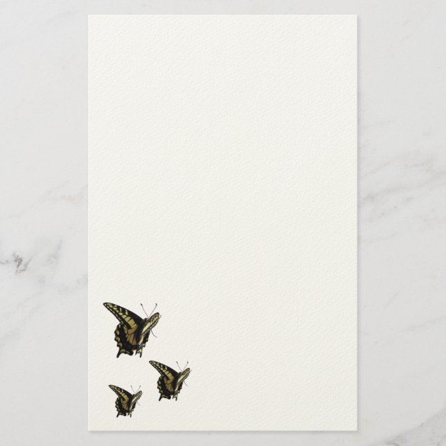 Papeterie - Papillons swallowtails (Devant)