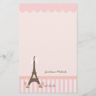 Papeterie Paris au printemps Girly