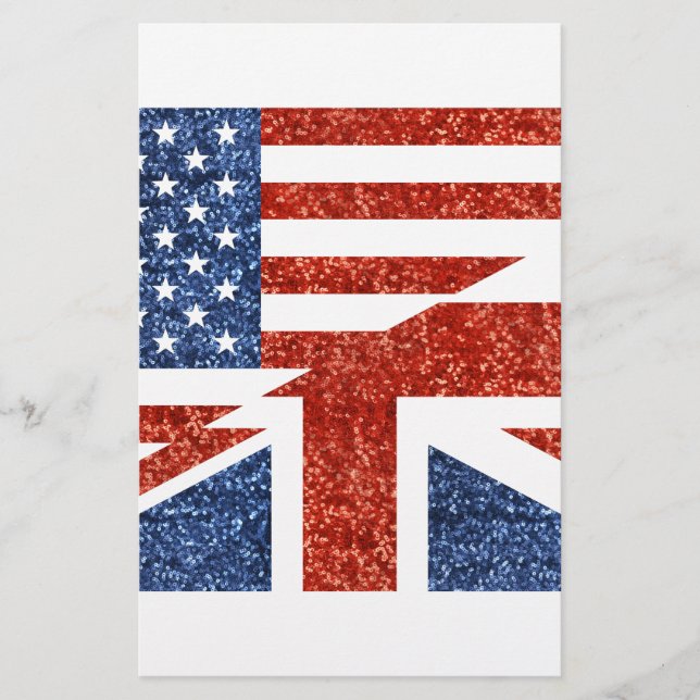 Papeterie parties scintillant usa uk (Devant)