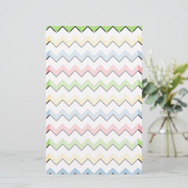 Papeterie Pastel Chevron-Drop Shadow par Shirley Taylor (Debout devant)