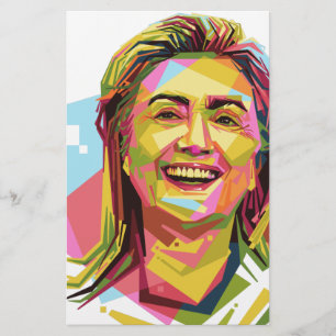 Papeterie pastel Hillary Clinton