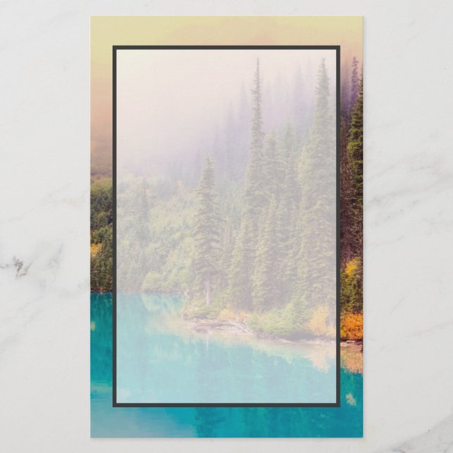 Papeterie Paysage pittoresque du Nord Rustique (Devant)