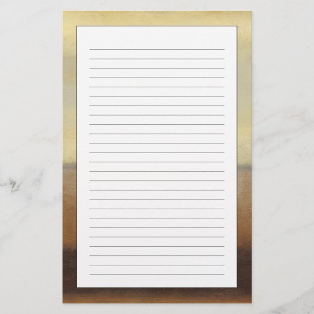 Papeterie Paysage solitaire de désert par le Normand Wyatt (Devant)