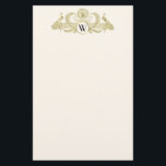 Papeterie Peacocks vintages Monogram Faux Gold Ivory BG<br><div class="desc">Peacocks vintages avec Monogramme - Couleur Arrière - plan ivoire Invitations personnalisables et accessoires avec une image stylisée vintage d'un Peacocks avec Monogramme. Vous pouvez facilement modifier ces produits en ajoutant des champs de texte, en supprimant des champs de texte existants, en modifiant des images de conception ou en ajoutant...</div>