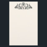 Papeterie Peacocks vintages Monogram Ivory BG<br><div class="desc">Peacocks vintages avec Monogramme - Couleur Arrière - plan ivoire Invitations personnalisables et accessoires avec une image stylisée vintage d'un Peacocks avec Monogramme. Vous pouvez facilement modifier ces produits en ajoutant des champs de texte, en supprimant des champs de texte existants, en modifiant des images de conception ou en ajoutant...</div>