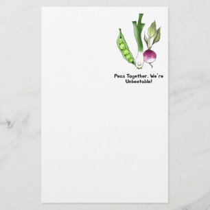 Papeterie Peas et Veggie meilleur amis Pun