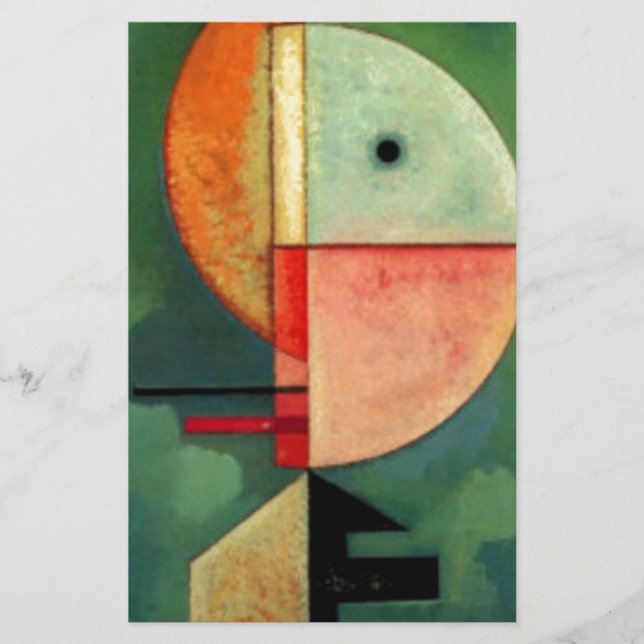 Papeterie Peinture abstraite ascendante de Kandinsky (Devant)