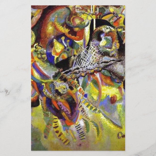 Papeterie Peinture abstraite Fugue de Kandinsky (Devant)