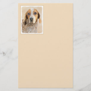 Papeterie Peinture américaine anglaise sur pilon - Chien Art