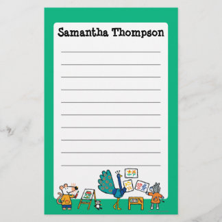 Papeterie Peinture avec Maisy !