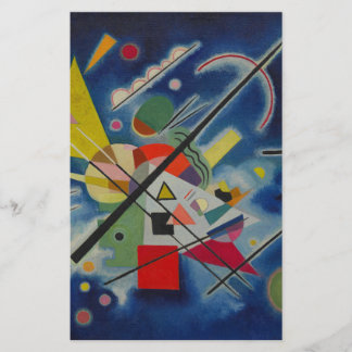 Papeterie Peinture bleue de Kandinsky