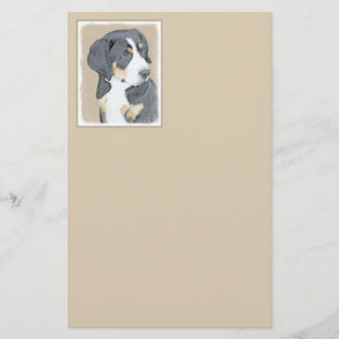 Papeterie Peinture de Chien de Montagne bernois - Art origin