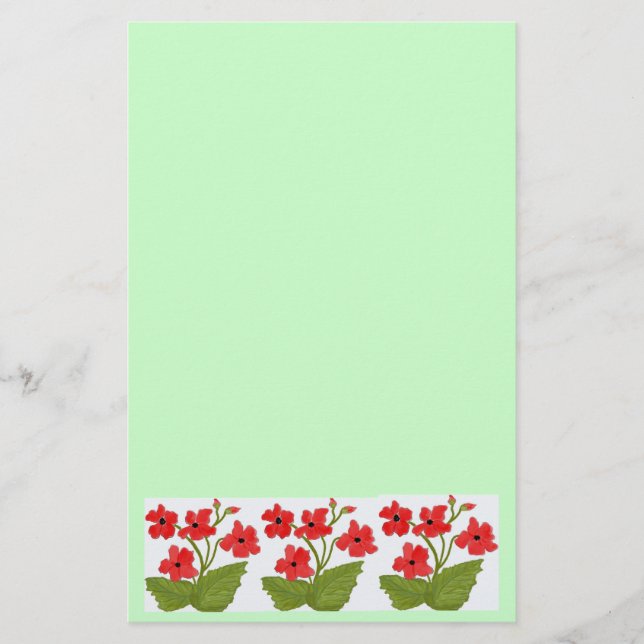 Papeterie Peinture de Digitals de pavots (Devant)