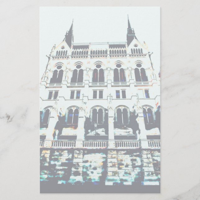 Papeterie Peinture hongroise du Parlement (Devant)