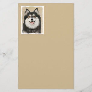 Papeterie Peinture Lapphund Finlandaise - Joli art original