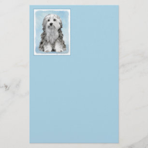 Papeterie Peinture Lowchen - Cute Original Chien Art