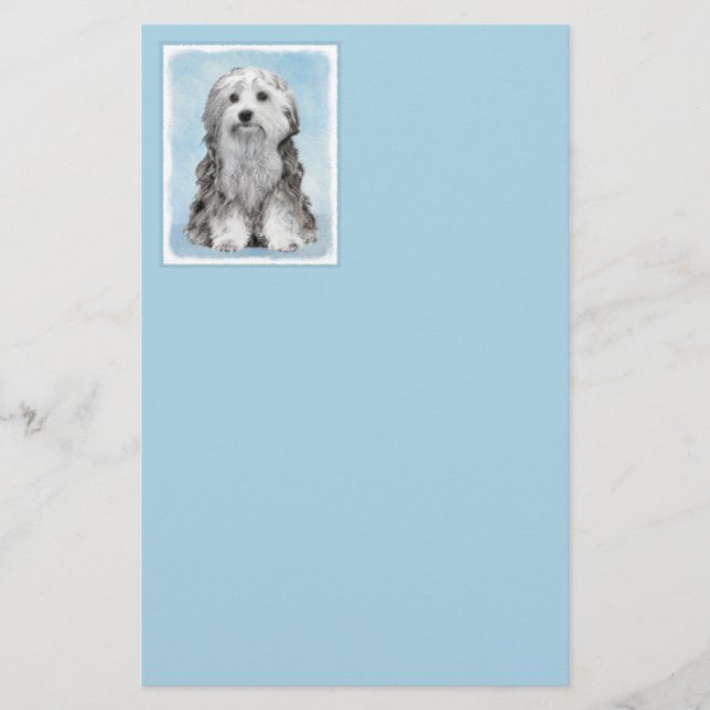 Papeterie Peinture Lowchen - Cute Original Chien Art (Devant)