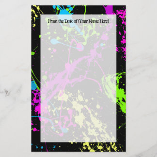 Papeterie Peinture Retro Neon sur noir