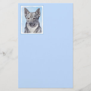 Papeterie Peinture Suédoise Vallhund - Cute Original Chien A