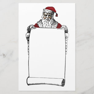 Papeterie Père Noël création d'une liste