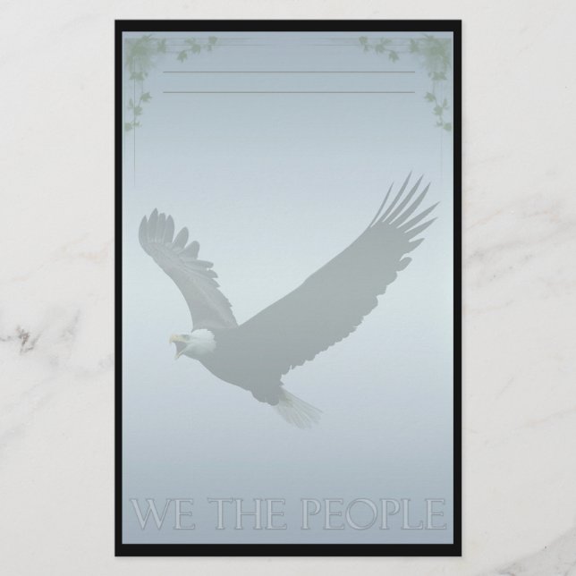 Papeterie personnalisée Aigle royal (Devant)