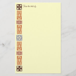 Papeterie personnalisée Art Harvest vintage