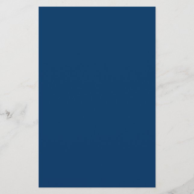 Papeterie personnalisée bleu minuit (Devant)