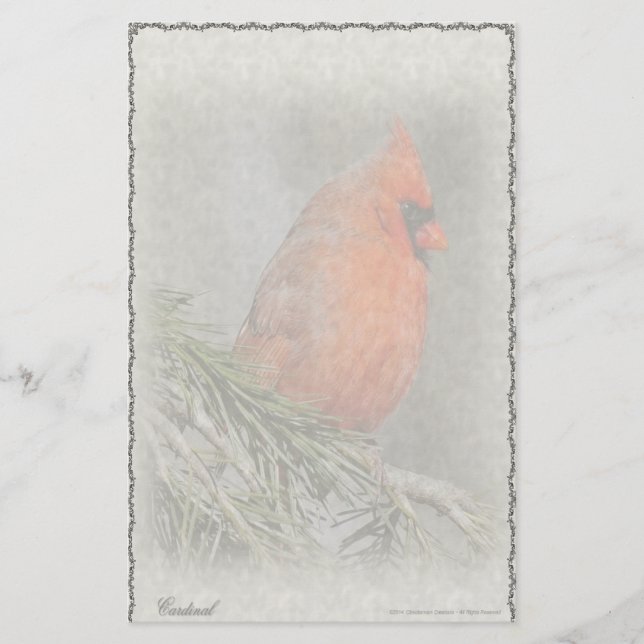 Papeterie personnalisée Cardinal (Devant)