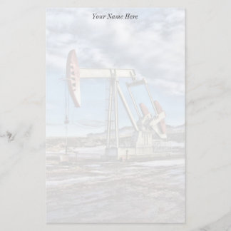 Papeterie personnalisée de puits de pétrole