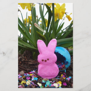 Papeterie Personnaliser Pâques Bunny Peace Love Art Destiny