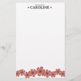 Papeterie personnelle Fleurs de Morue